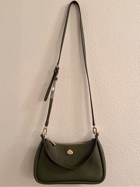 Kate Spade Kayla Small Convertible Shoulder/Crossbody Bag Seaweed Green NWOT